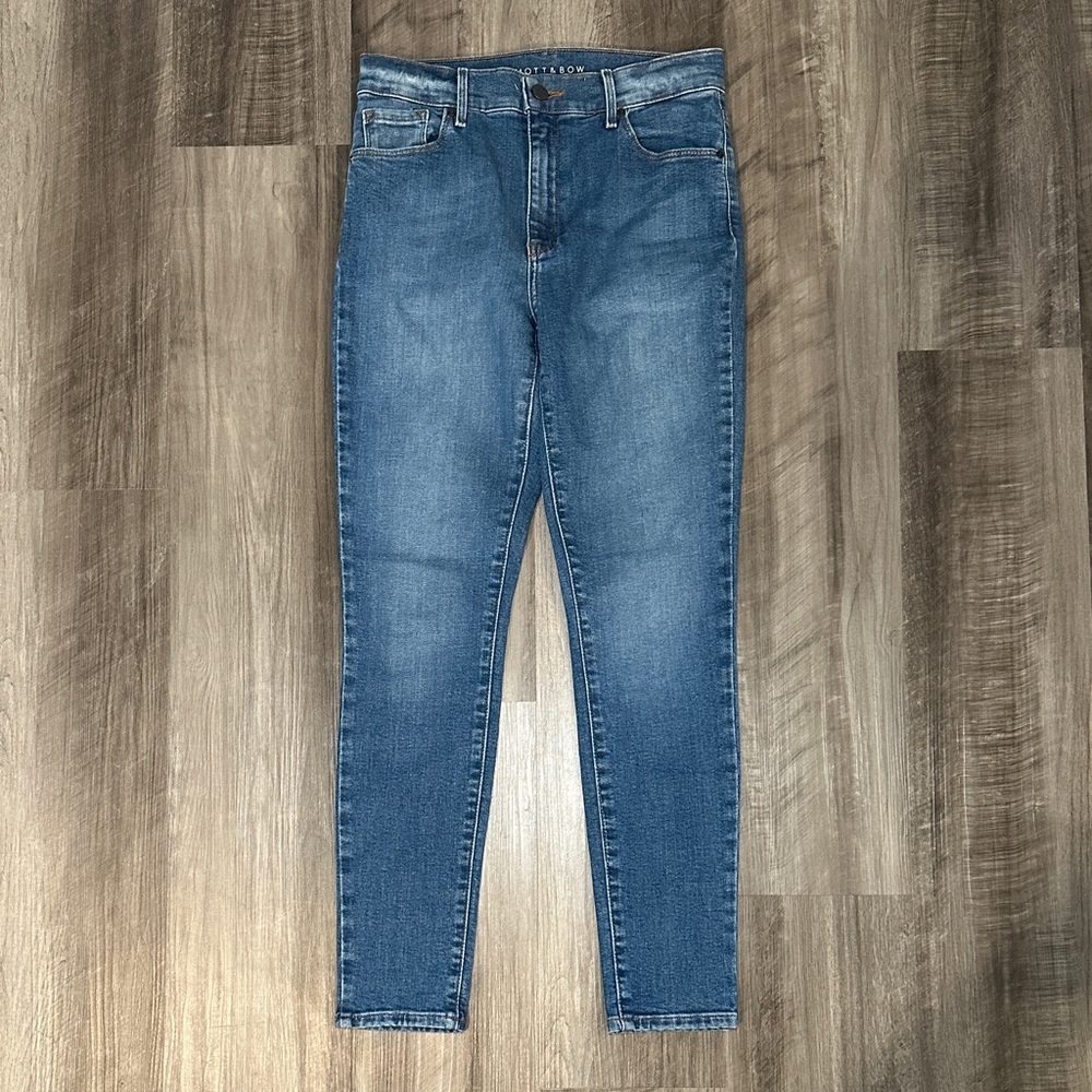 Mott & Bow High Rise Skinny Jeans - 28x28